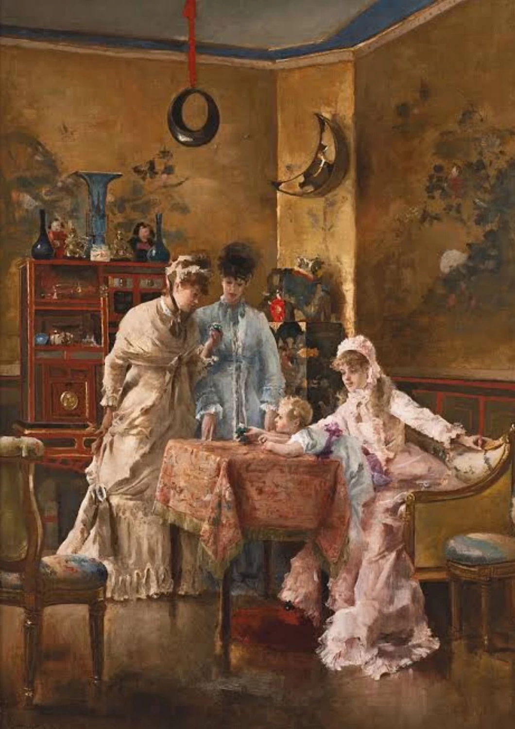 Alfred Émile Stevens - I visitatori , 1881